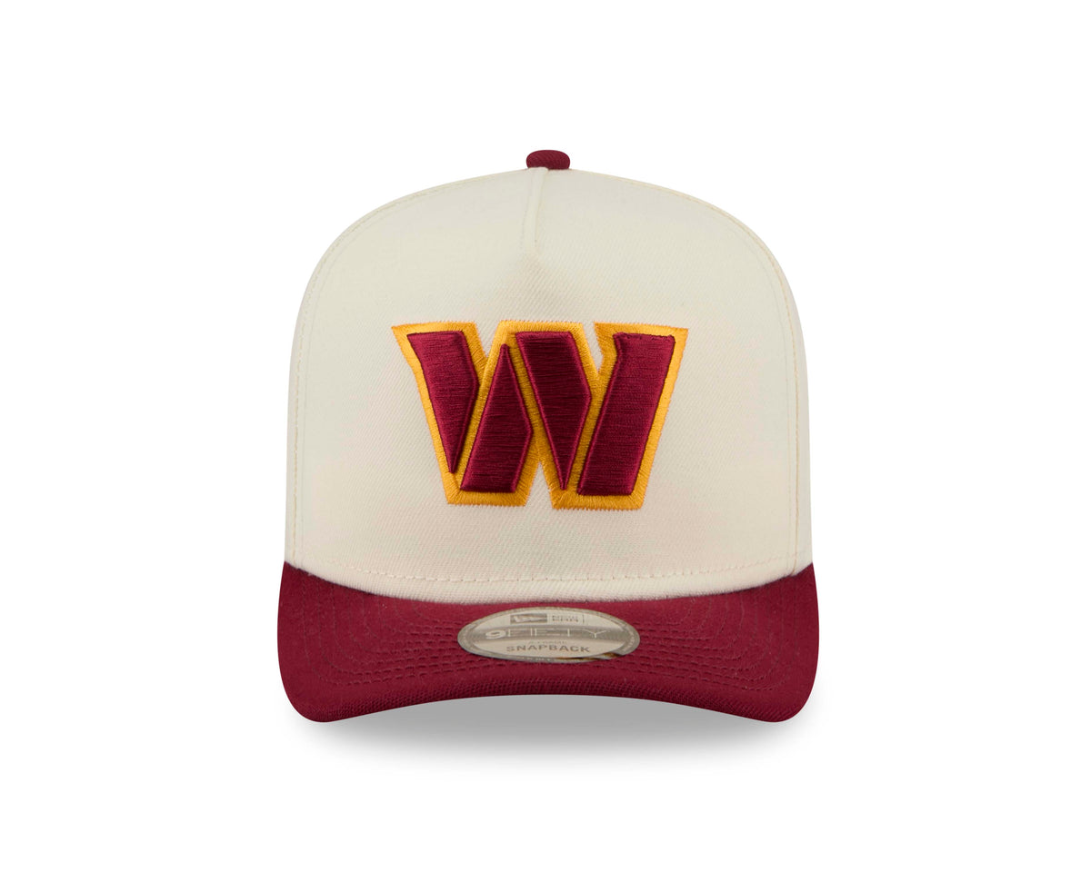 NFL Washington Commanders New Era Rear Hit 9FIFTY A-Frame Snapback Hat- Cream