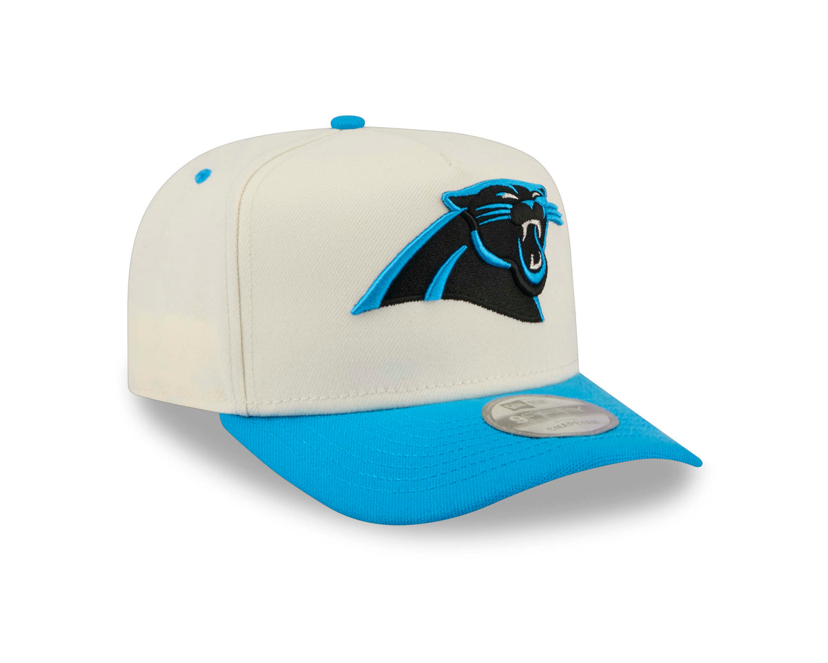 NFL Carolina Panthers New Era Rear Hit 9FIFTY A-Frame Snapback Hat- Cream