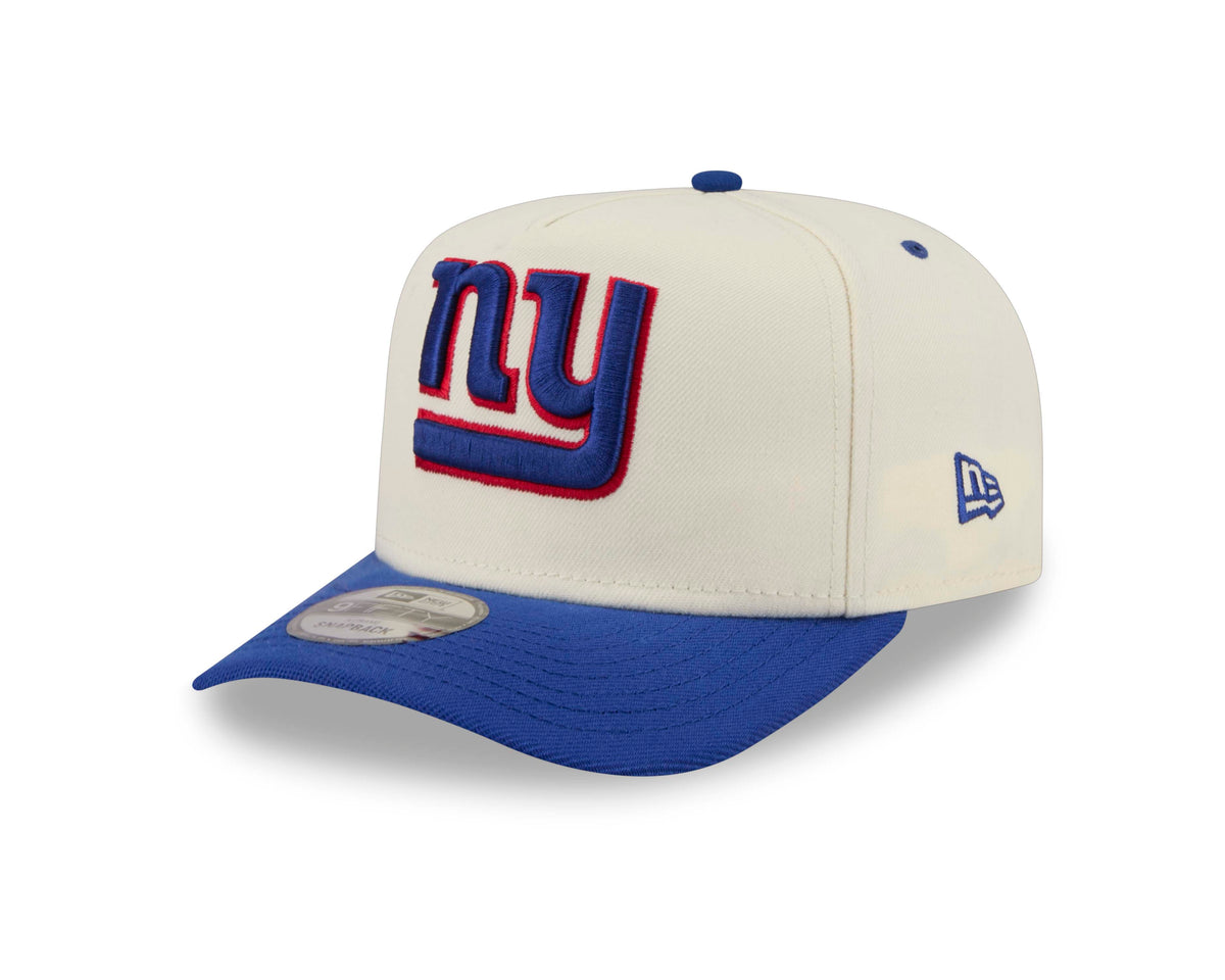 NFL New York Giants New Era Rear Hit 9FIFTY A-Frame Snapback Hat- Cream