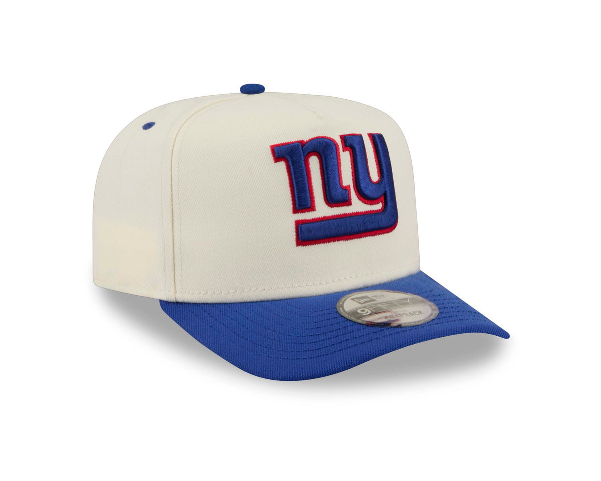 NFL New York Giants New Era Rear Hit 9FIFTY A-Frame Snapback Hat- Cream