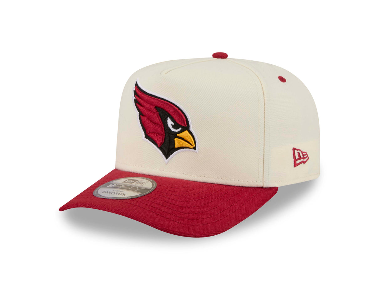 NFL Arizona Cardinals New Era Rear Hit 9FIFTY A-Frame Snapback Hat- Cream