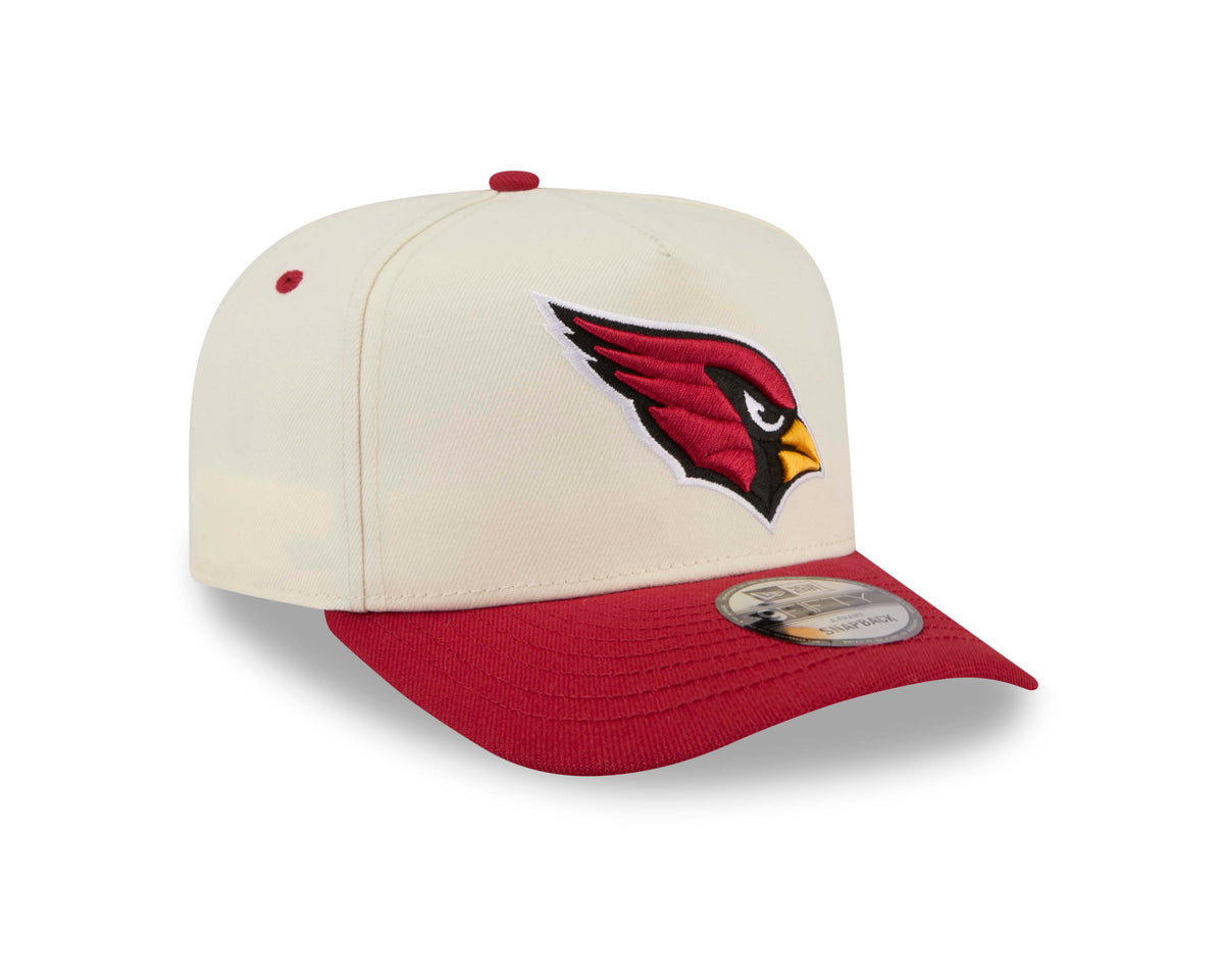 NFL Arizona Cardinals New Era Rear Hit 9FIFTY A-Frame Snapback Hat- Cream