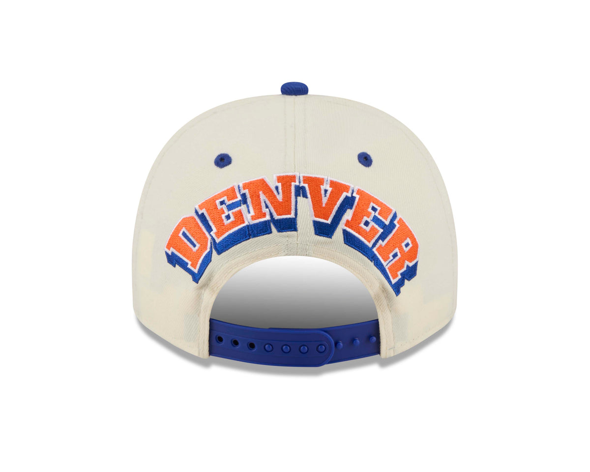 NFL Denver Broncos New Era Throwback Rear Hit 9FIFTY A-Frame Snapback Hat- Cream