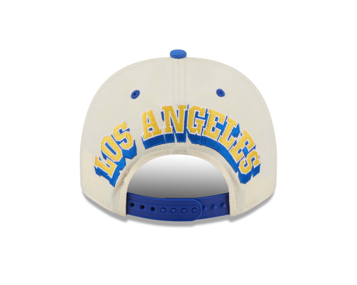 NFL Los Angeles Rams New Era Rear Hit 9FIFTY A-Frame Snapback Hat- Cream