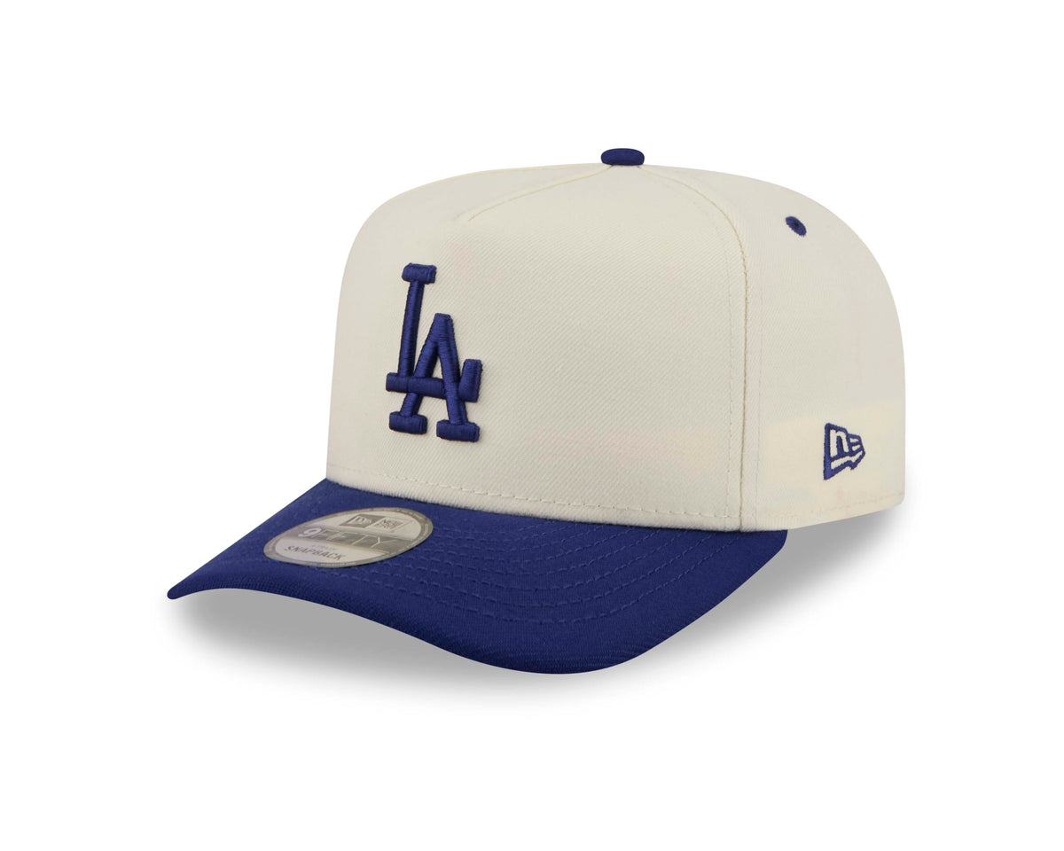 MLB Los Angeles Dodgers New Era Rear Hit 9FIFTY A-Frame Snapback Hat- Cream