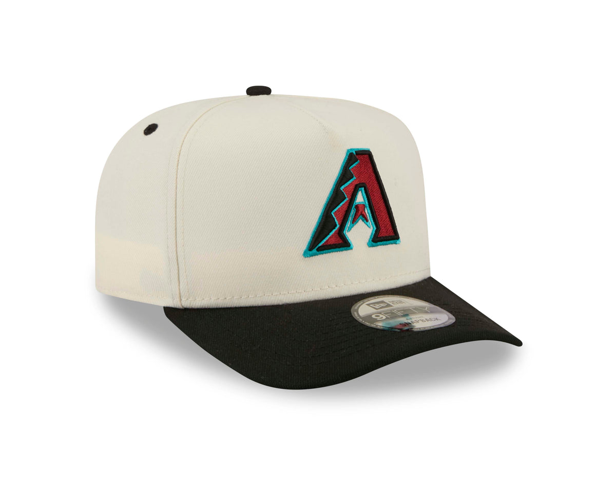 MLB Arizona Diamondbacks New Era Rear Hit 9FIFTY A-Frame Snapback Hat- Cream