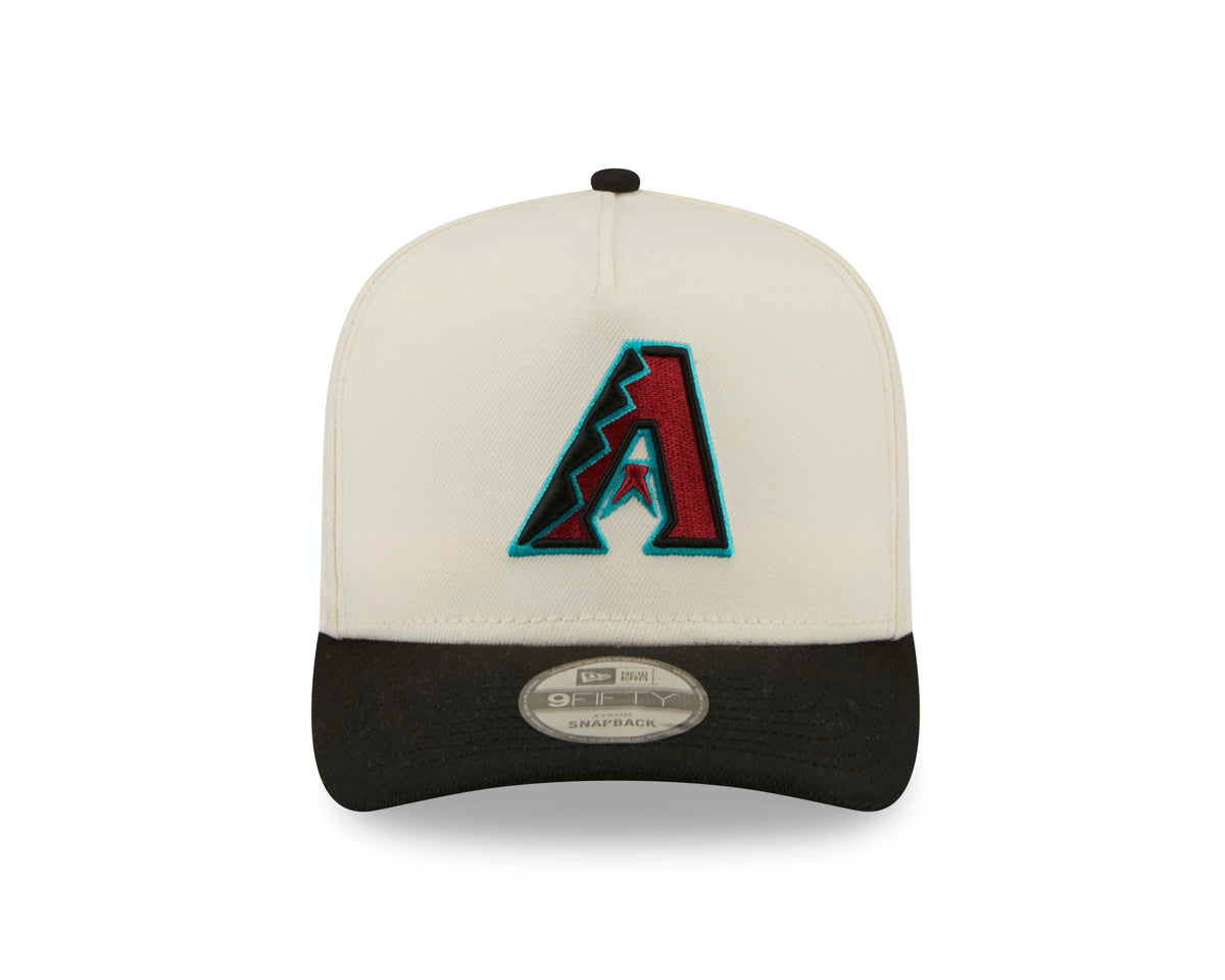 MLB Arizona Diamondbacks New Era Rear Hit 9FIFTY A-Frame Snapback Hat- Cream