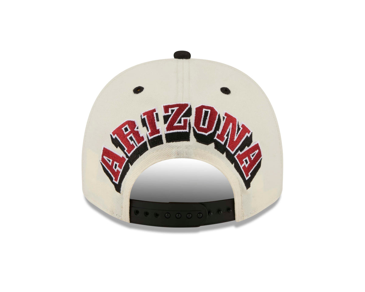 MLB Arizona Diamondbacks New Era Rear Hit 9FIFTY A-Frame Snapback Hat- Cream