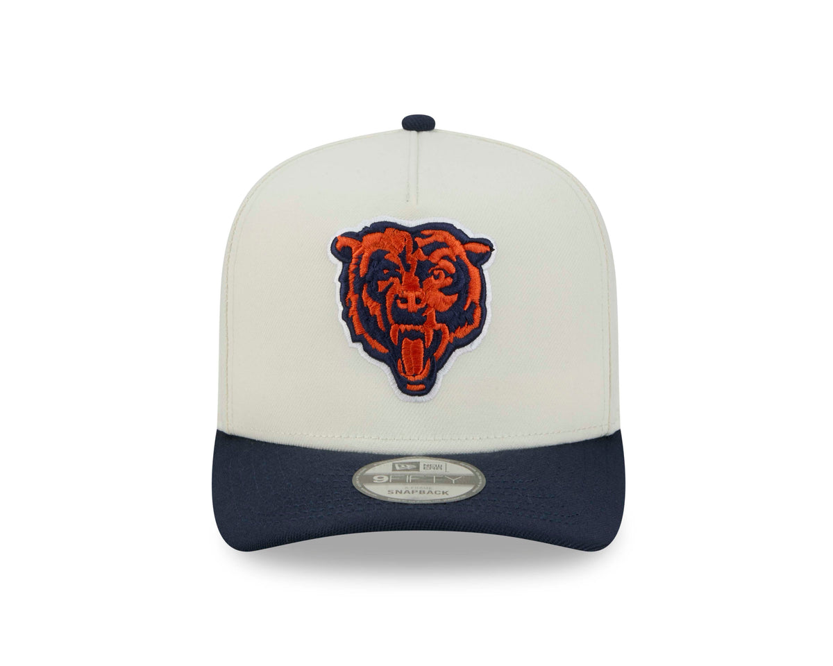 NFL Chicago Bears New Era Rear Hit 9FIFTY A-Frame Snapback Hat- Cream