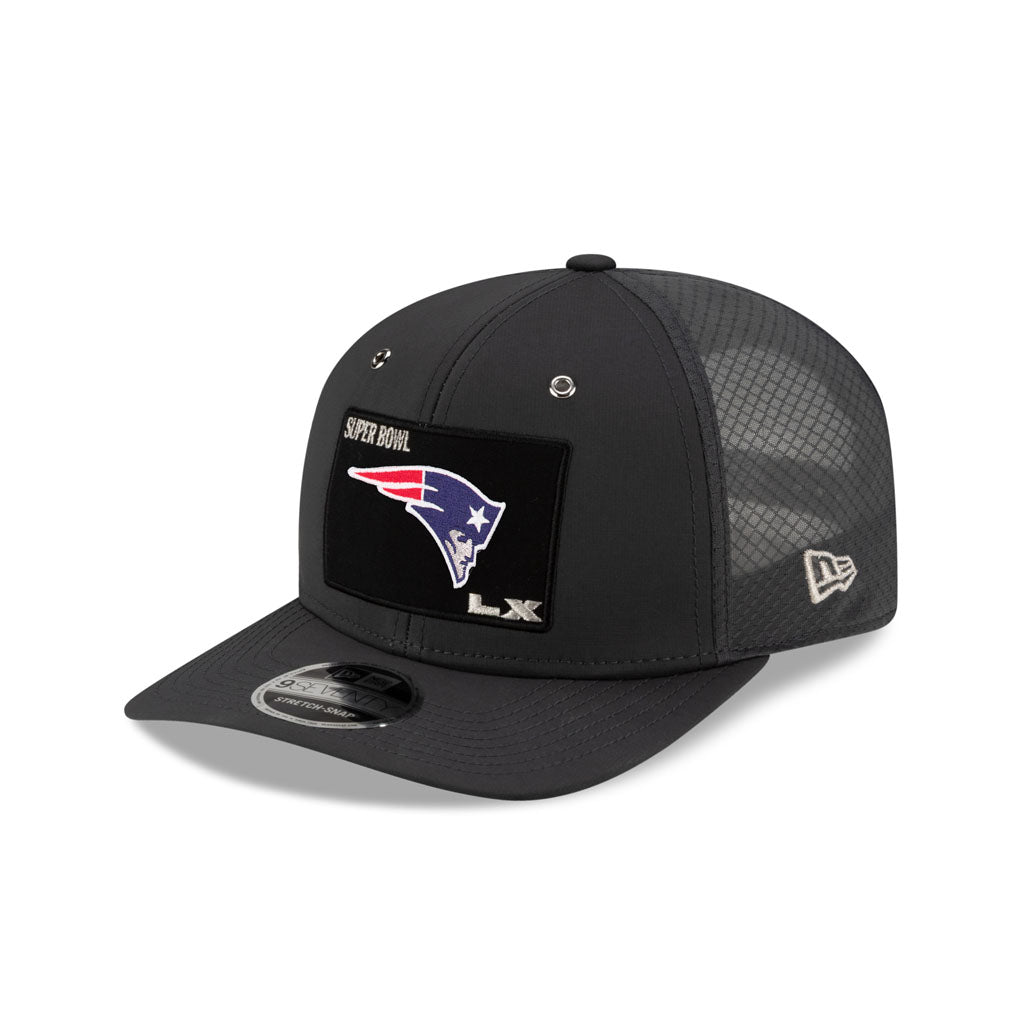 NFL New England Patriots New Era Super Bowl LX Opening Night 9SEVENTY Stretch Snap Hat - Gray