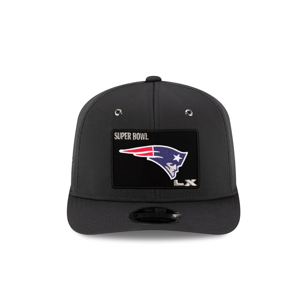 NFL New England Patriots New Era Super Bowl LX Opening Night 9SEVENTY Stretch Snap Hat - Gray