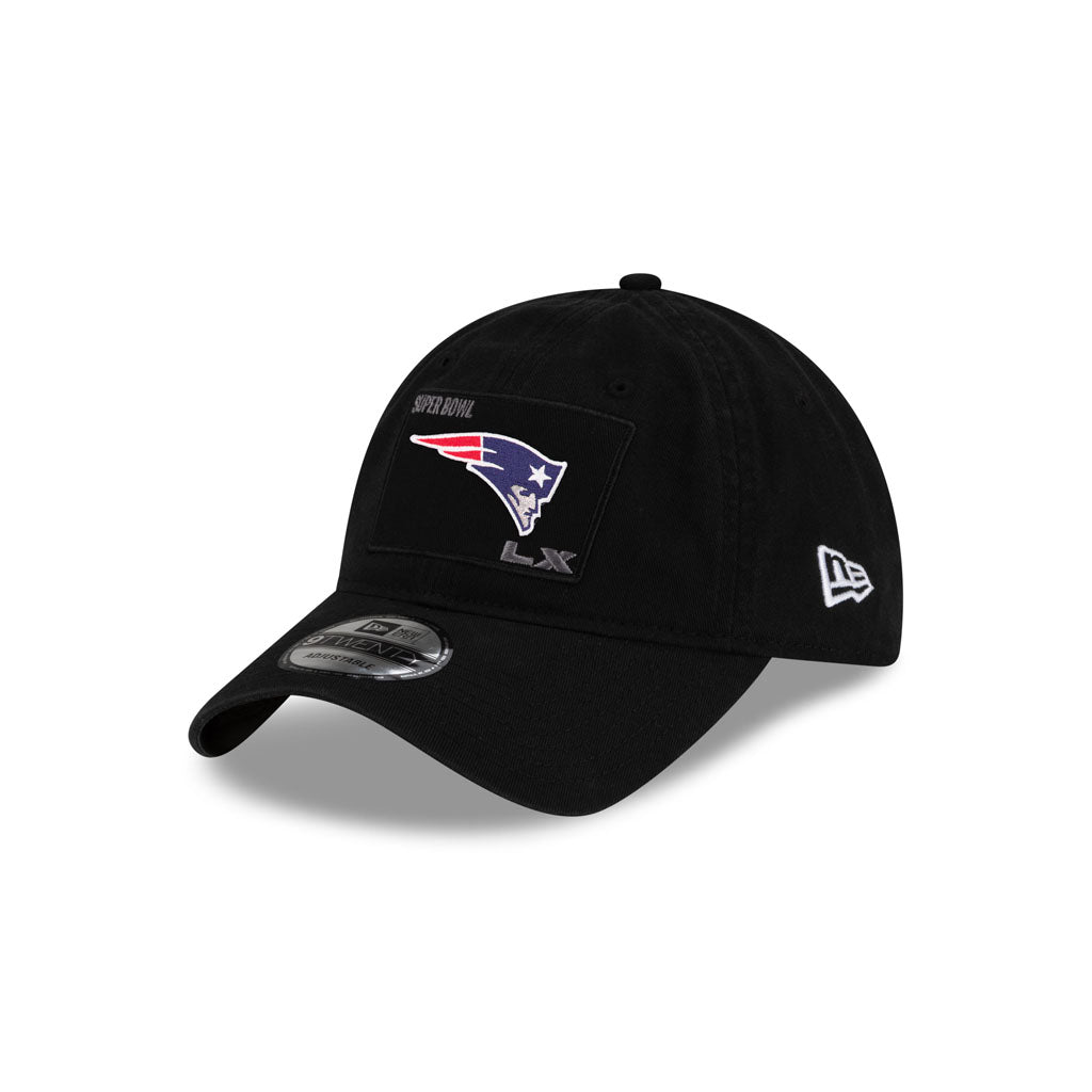 NFL New England Patriots New Era Super Bowl LX Participation 9TWENTY Adjustable Hat - Black