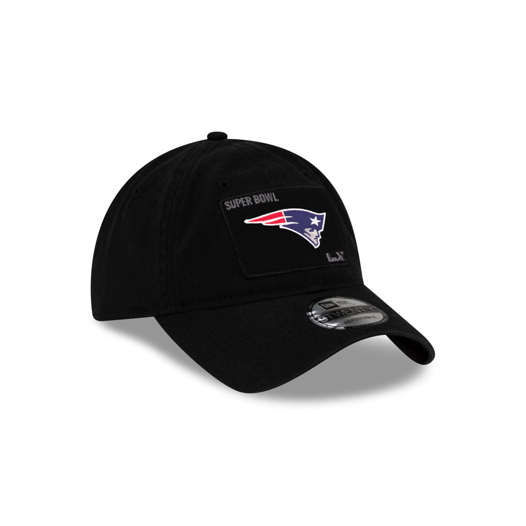 NFL New England Patriots New Era Super Bowl LX Participation 9TWENTY Adjustable Hat - Black