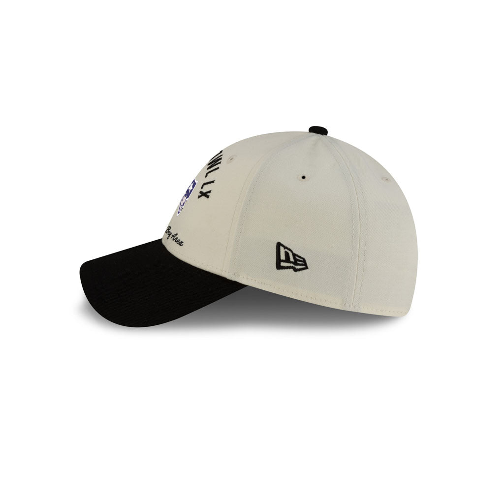 NFL New England Patriots New Era Super Bowl LX Participation 9FORTY Stretch Snap Hat - Cream
