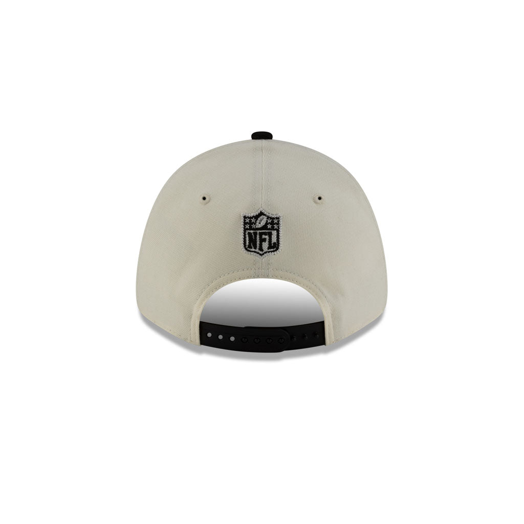 NFL New England Patriots New Era Super Bowl LX Participation 9FORTY Stretch Snap Hat - Cream