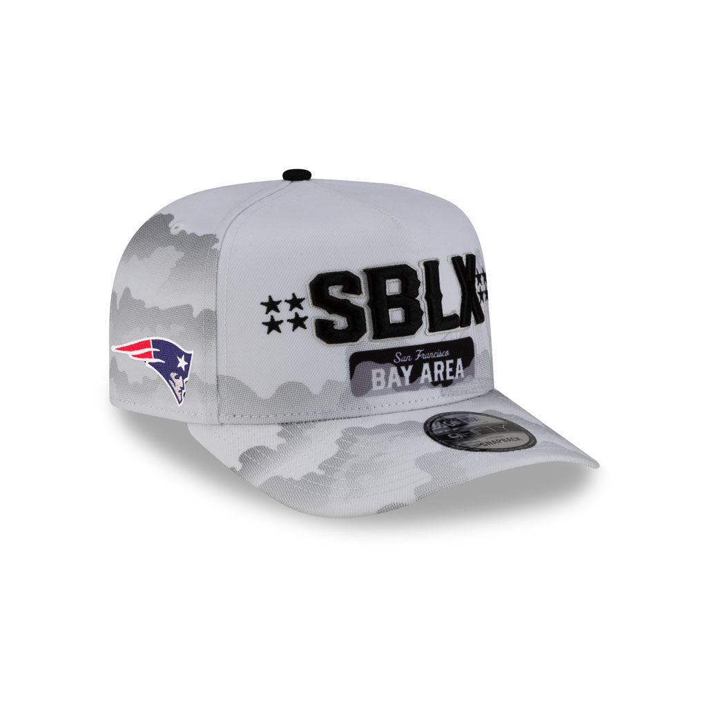NFL New England Patriots New Era Super Bowl LX Tarmac 9FIFTY A-Frame Hat - Gray