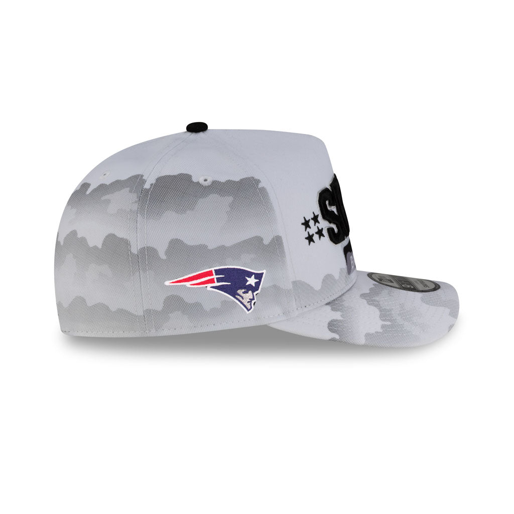 NFL New England Patriots New Era Super Bowl LX Tarmac 9FIFTY A-Frame Hat - Gray