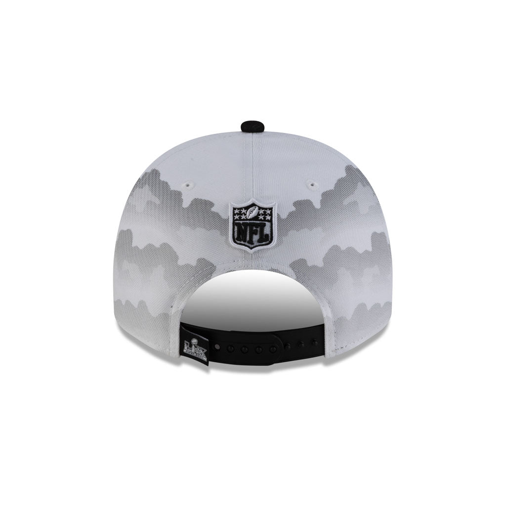 NFL New England Patriots New Era Super Bowl LX Tarmac 9FIFTY A-Frame Hat - Gray