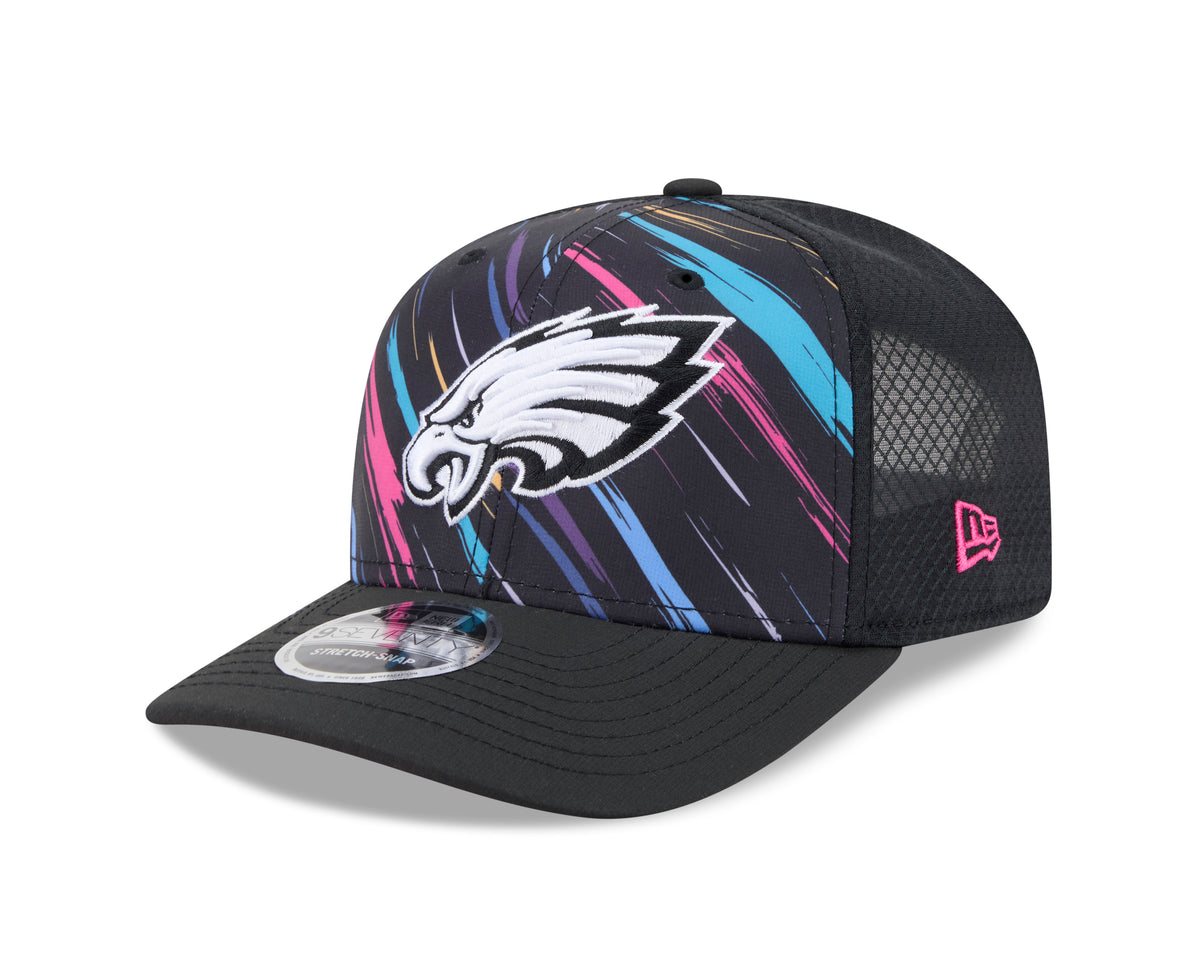 NFL Philadelphia Eagles New Era 2026 Crucial Catch 9SEVENTY Stretch-Snap Hat- Black