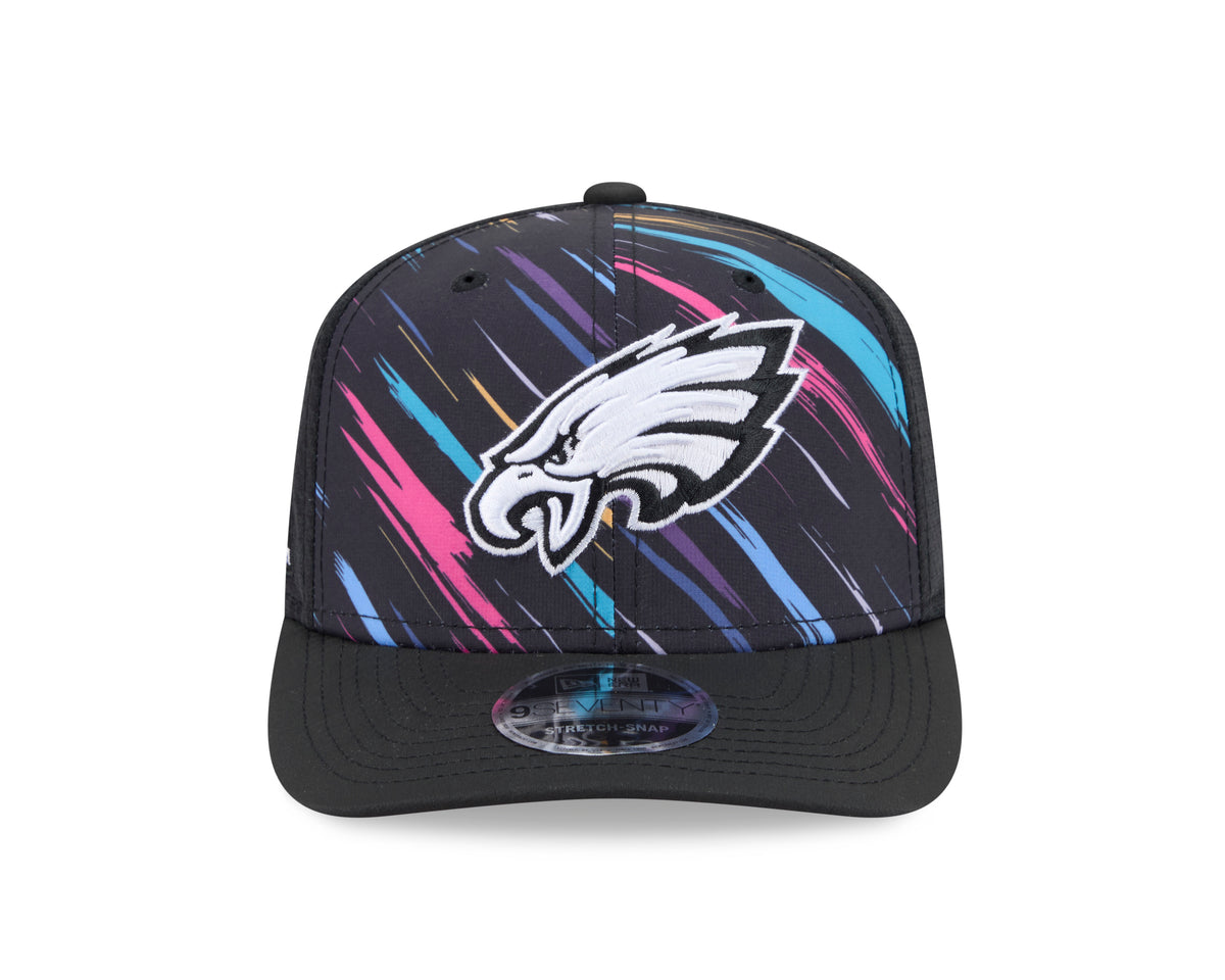 NFL Philadelphia Eagles New Era 2026 Crucial Catch 9SEVENTY Stretch-Snap Hat- Black