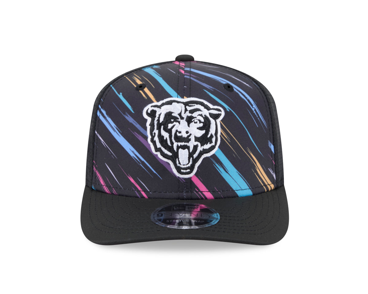 NFL Chicago Bears New Era 2026 Crucial Catch 9SEVENTY Stretch-Snap Hat- Black