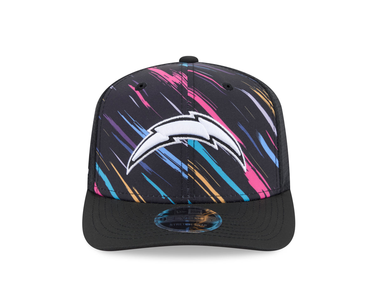NFL Los Angeles Chargers New Era 2026 Crucial Catch 9SEVENTY Stretch-Snap Hat- Black