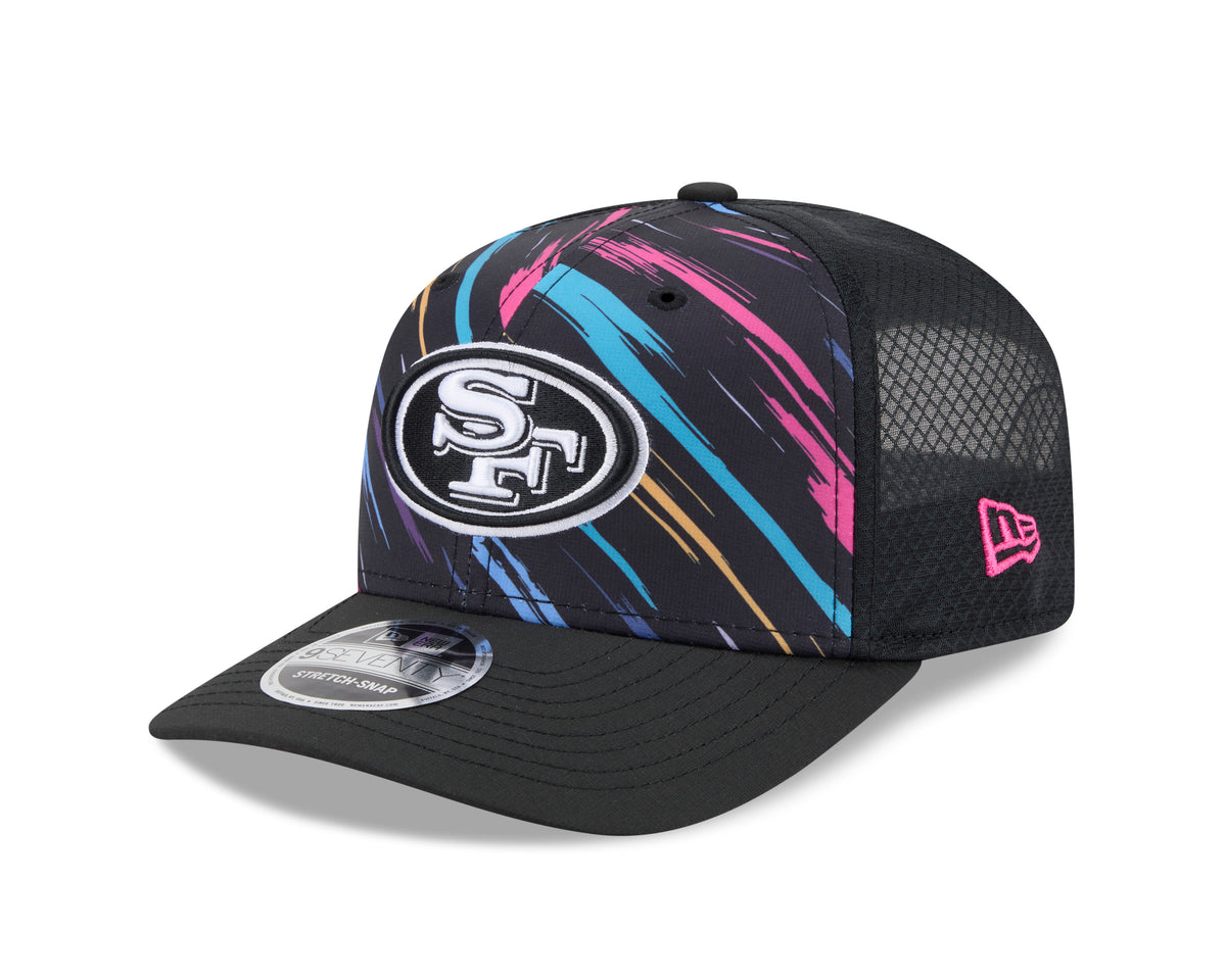 NFL San Francisco 49ers New Era 2026 Crucial Catch 9SEVENTY Stretch-Snap Hat- Black