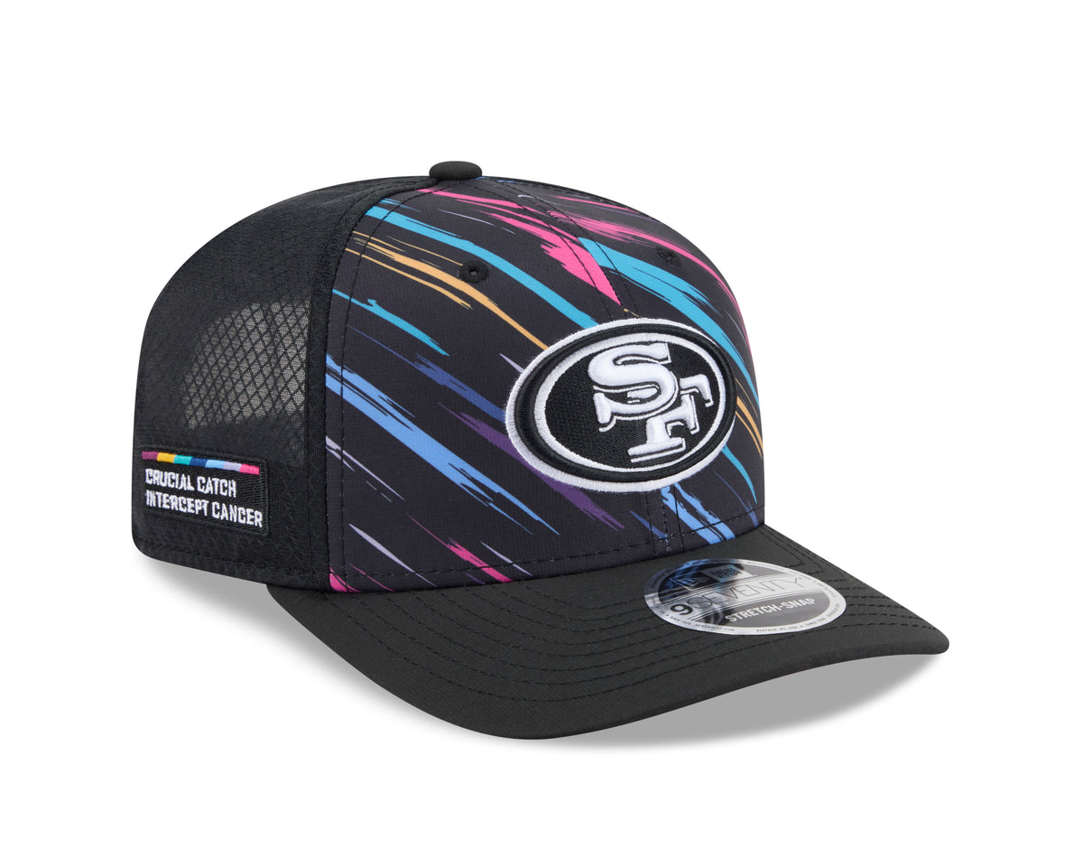 NFL San Francisco 49ers New Era 2026 Crucial Catch 9SEVENTY Stretch-Snap Hat- Black
