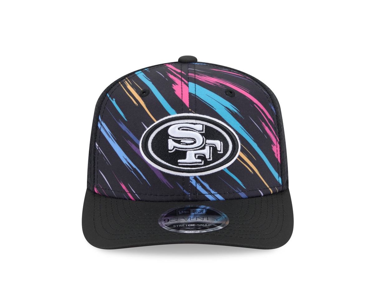 NFL San Francisco 49ers New Era 2026 Crucial Catch 9SEVENTY Stretch-Snap Hat- Black