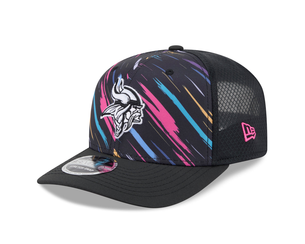 NFL Minnesota Vikings New Era 2026 Crucial Catch 9SEVENTY Stretch-Snap Hat- Black