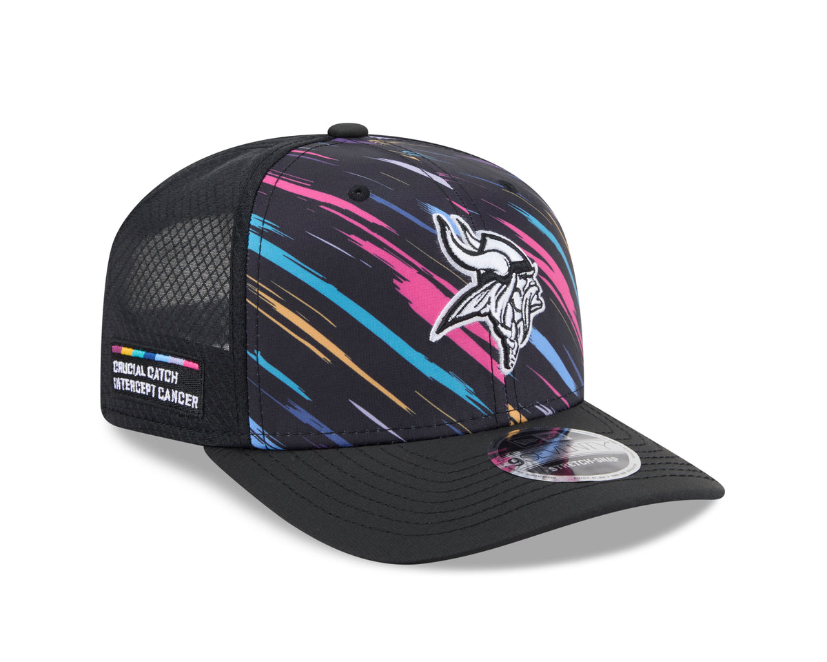 NFL Minnesota Vikings New Era 2026 Crucial Catch 9SEVENTY Stretch-Snap Hat- Black