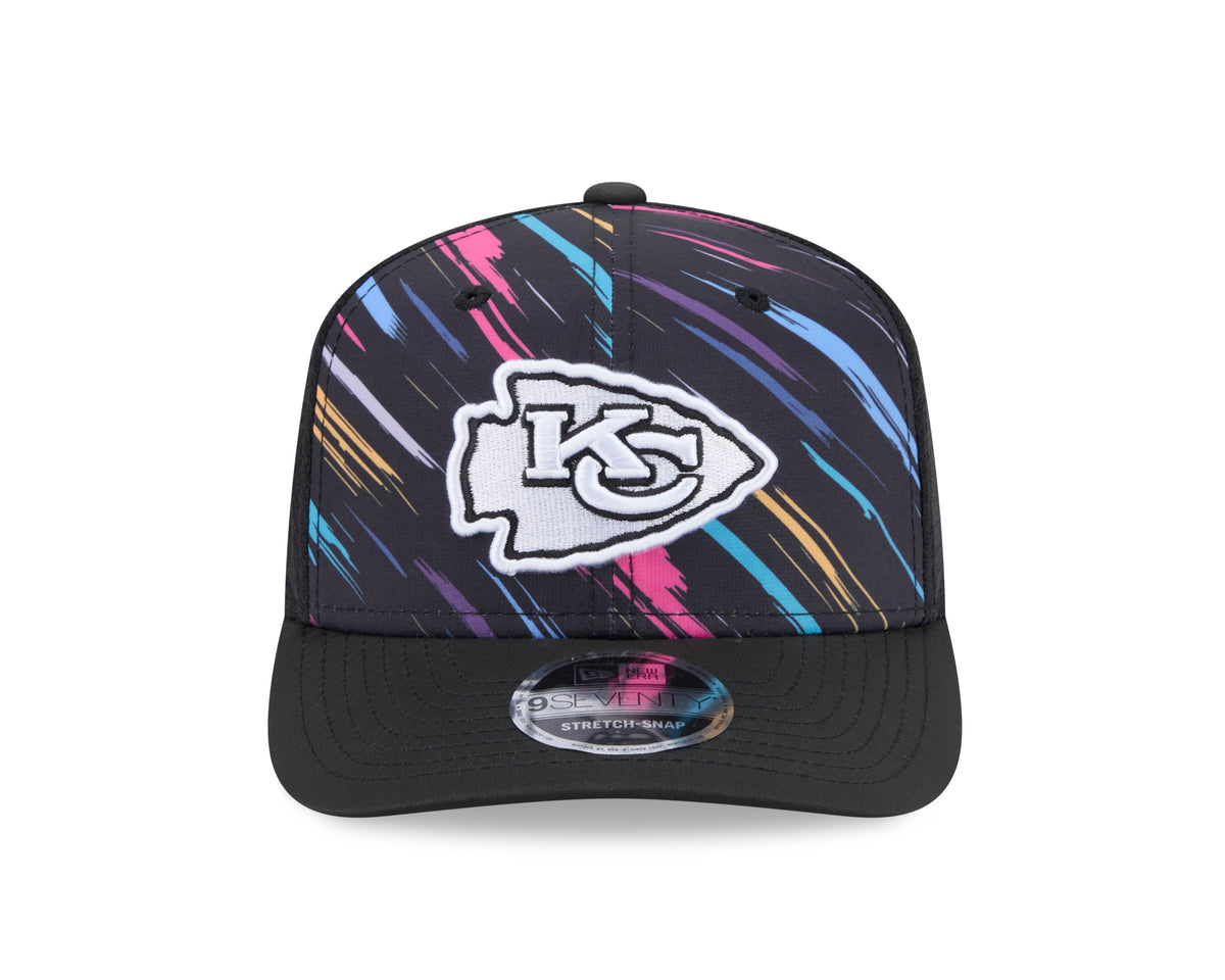 NFL Kansas City Chiefs New Era 2026 Crucial Catch 9SEVENTY Stretch-Snap Hat- Black
