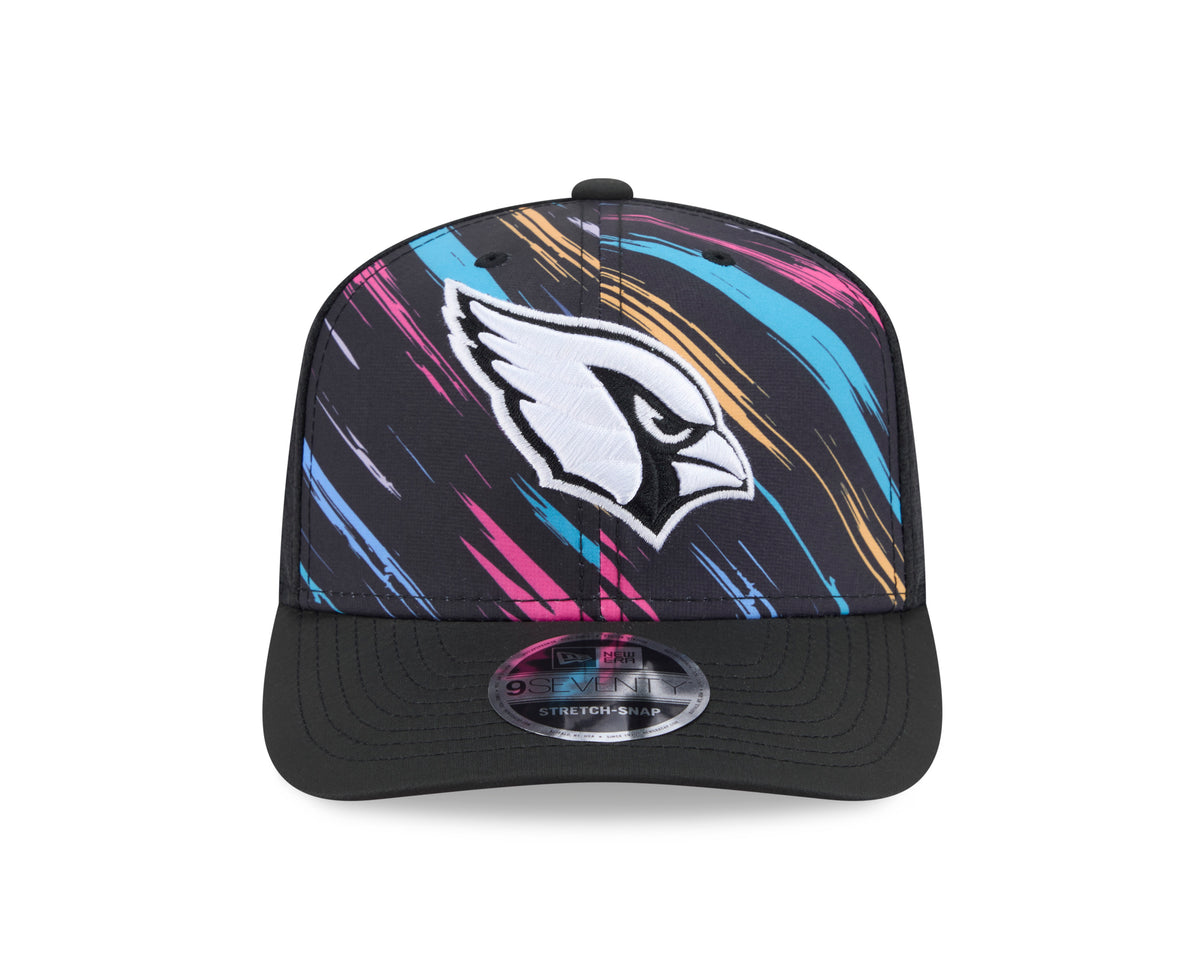 NFL Arizona Cardinals New Era 2026 Crucial Catch 9SEVENTY Stretch-Snap Hat- Black