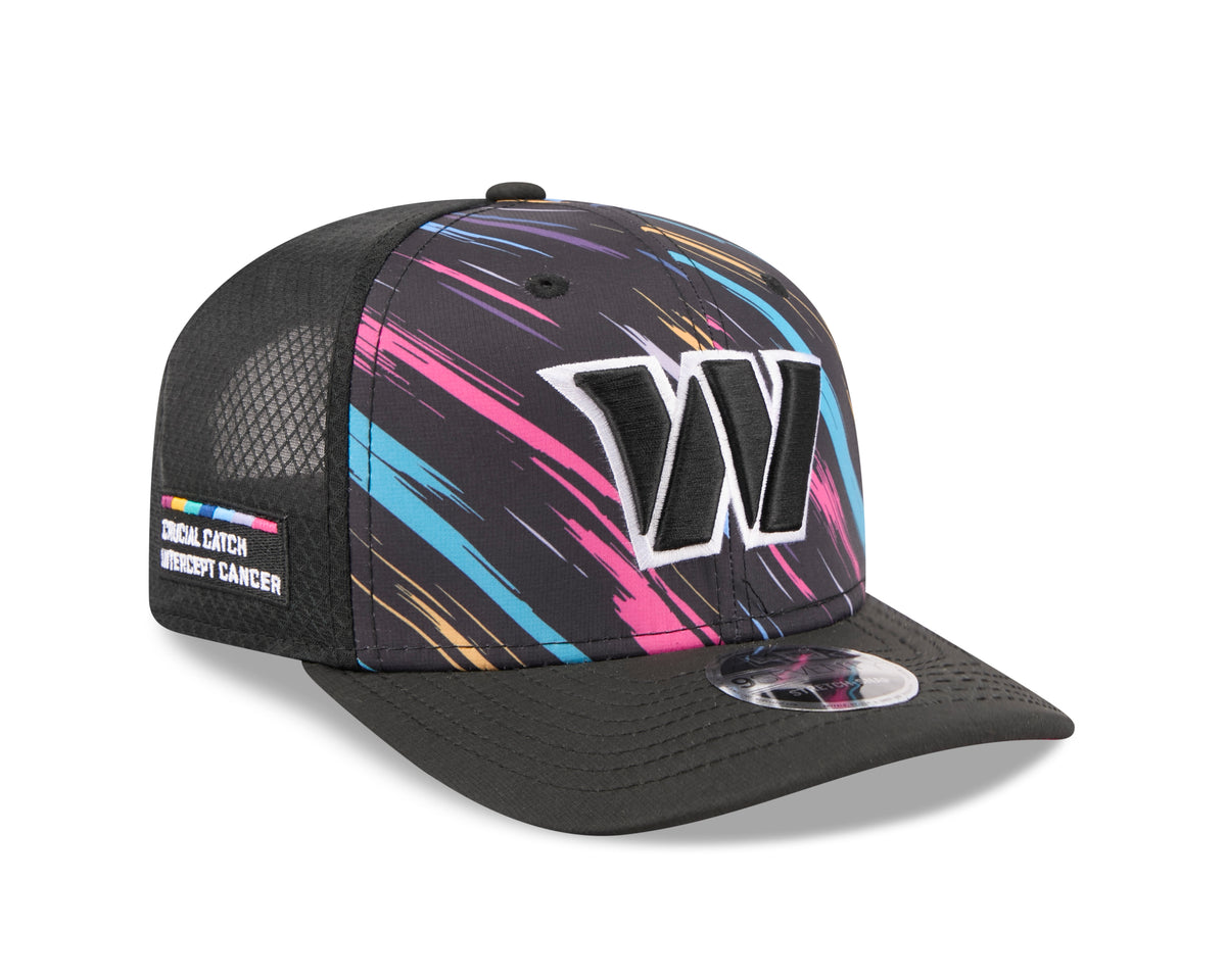 NFL Washington Commanders New Era 2026 Crucial Catch 9SEVENTY Stretch-Snap Hat- Black