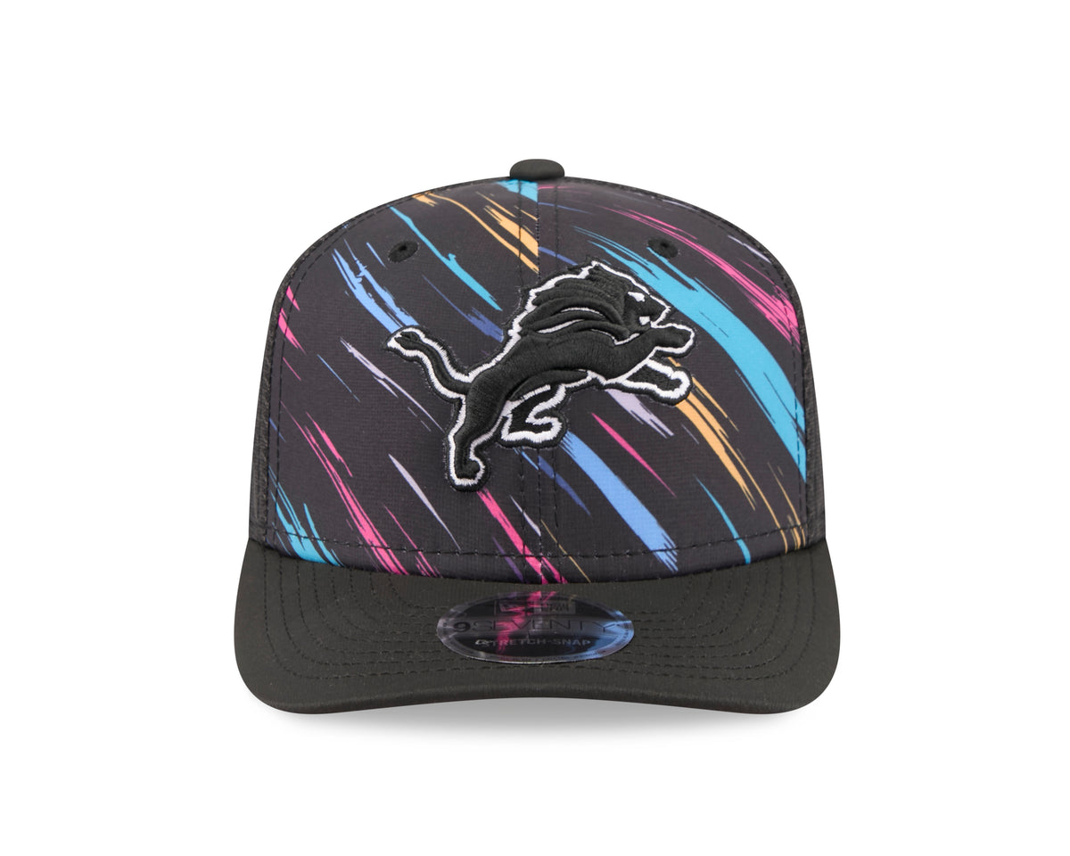 NFL Detroit Lions New Era 2026 Crucial Catch 9SEVENTY Stretch-Snap Hat- Black