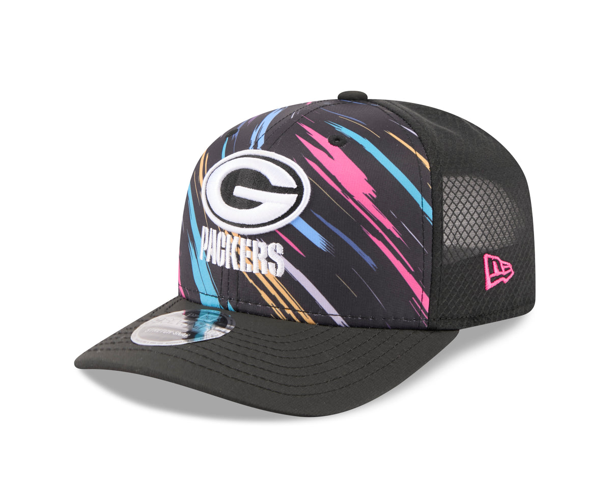 NFL Green Bay Packers New Era 2026 Crucial Catch 9SEVENTY Stretch-Snap Hat- Black