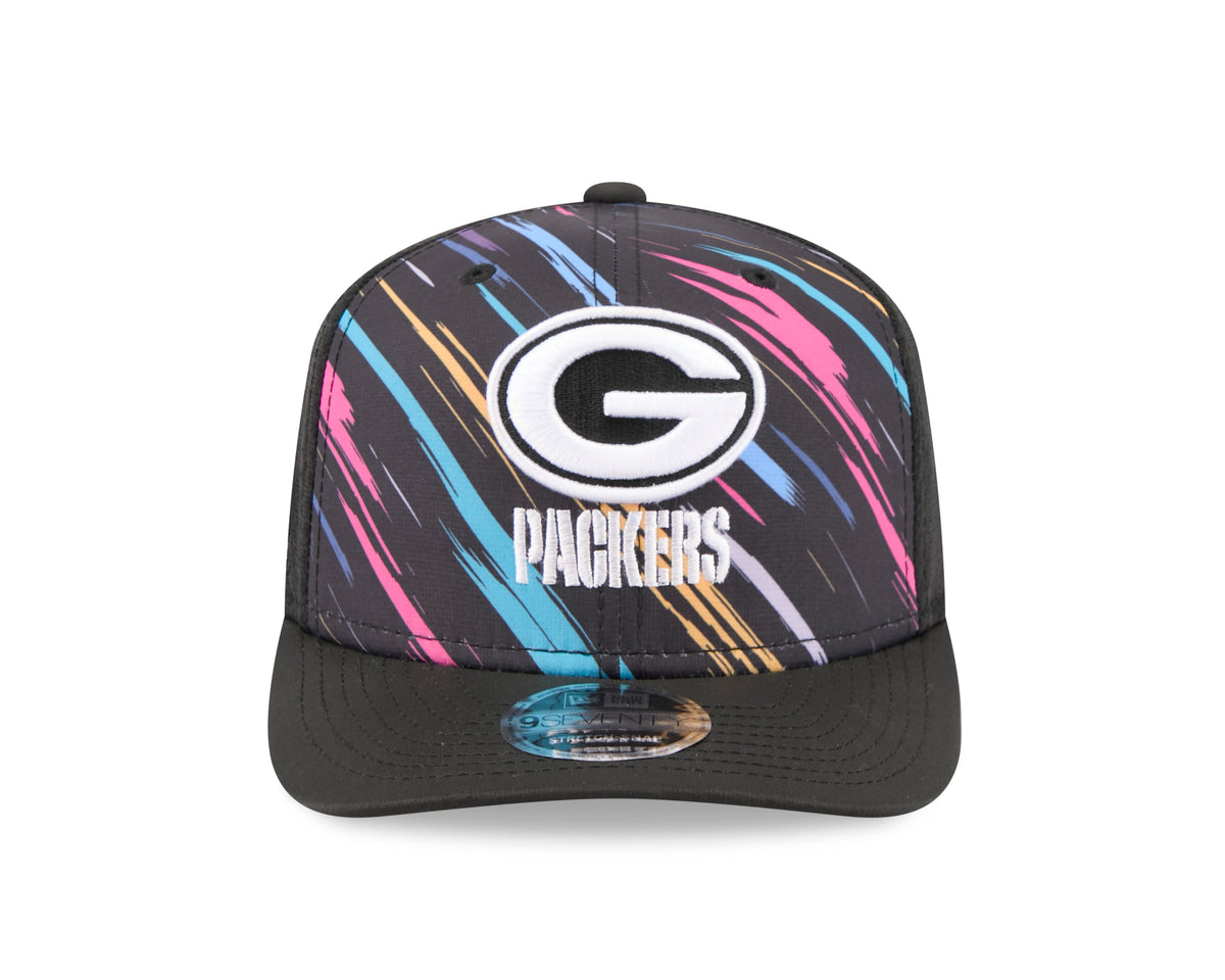 NFL Green Bay Packers New Era 2026 Crucial Catch 9SEVENTY Stretch-Snap Hat- Black