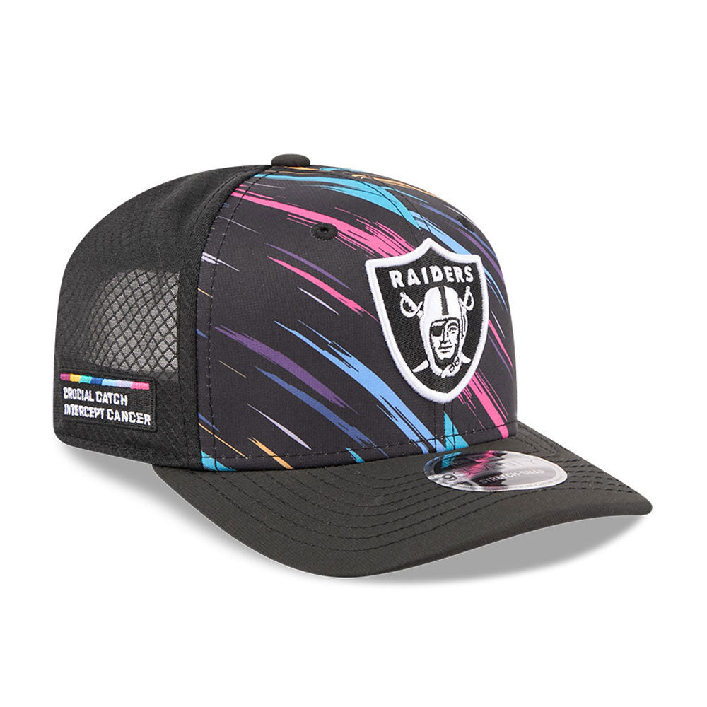 NFL Las Vegas Raiders New Era 2026 Crucial Catch 9SEVENTY Stretch-Snap Hat- Black