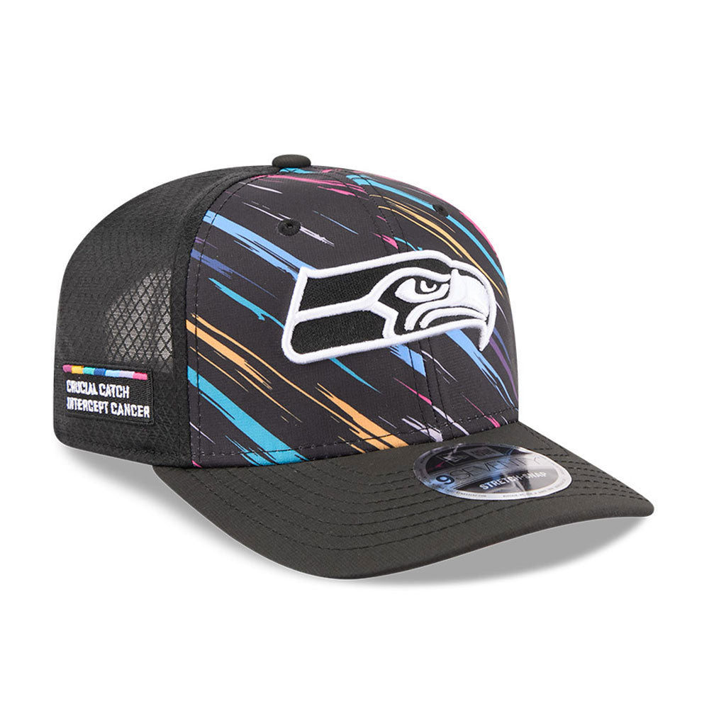 NFL Seattle Seahawks New Era 2026 Crucial Catch 9SEVENTY Stretch-Snap Hat- Black