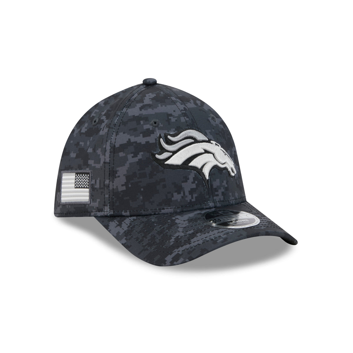 NFL Denver Broncos New Era 2026 Salute to Service 39THIRTY Flex Fit Hat- Black