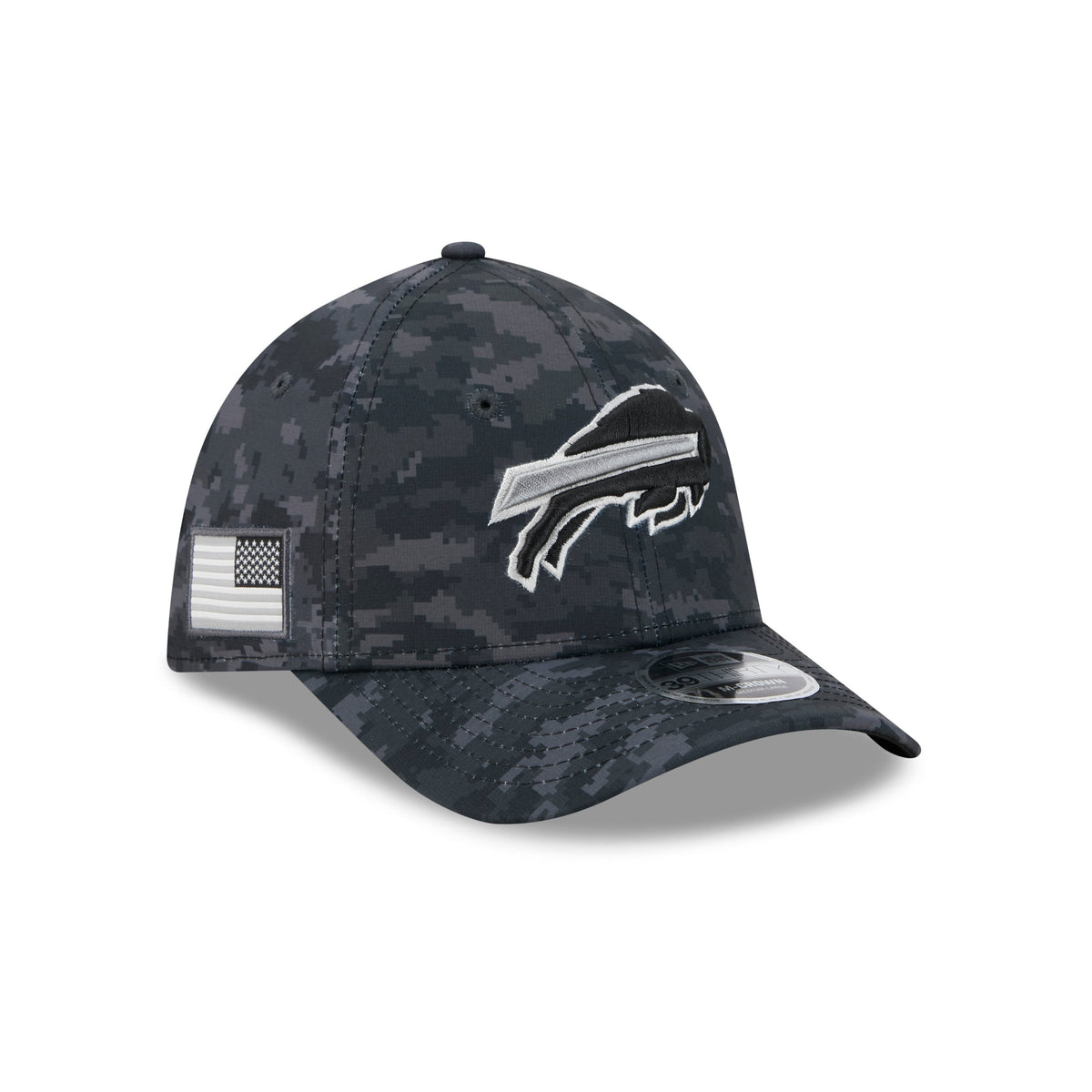 NFL Buffalo Bills New Era 2026 Salute to Service 39THIRTY Flex Fit Hat- Black