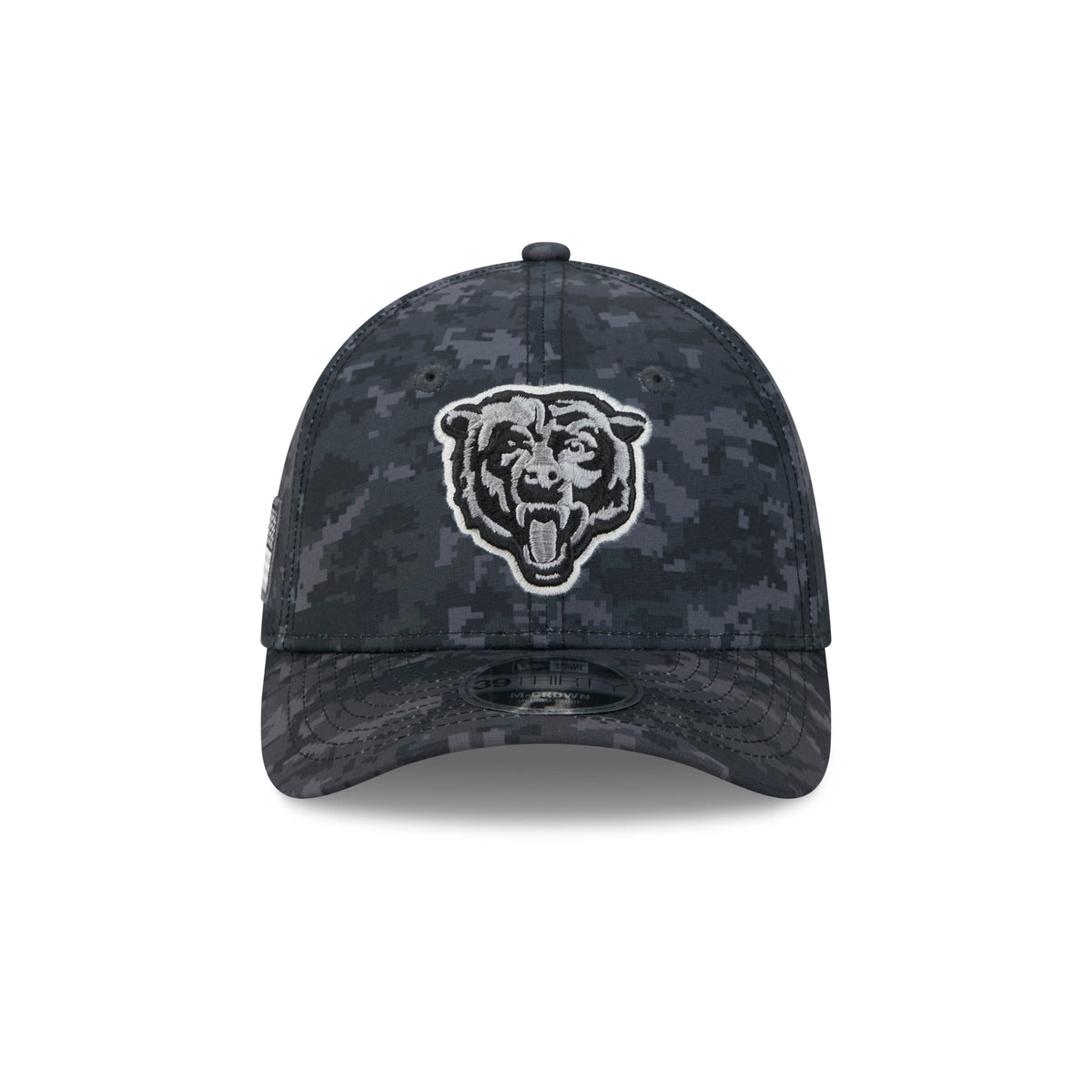 NFL Chicago Bears New Era 2026 Salute to Service 39THIRTY Flex Fit Hat- Black
