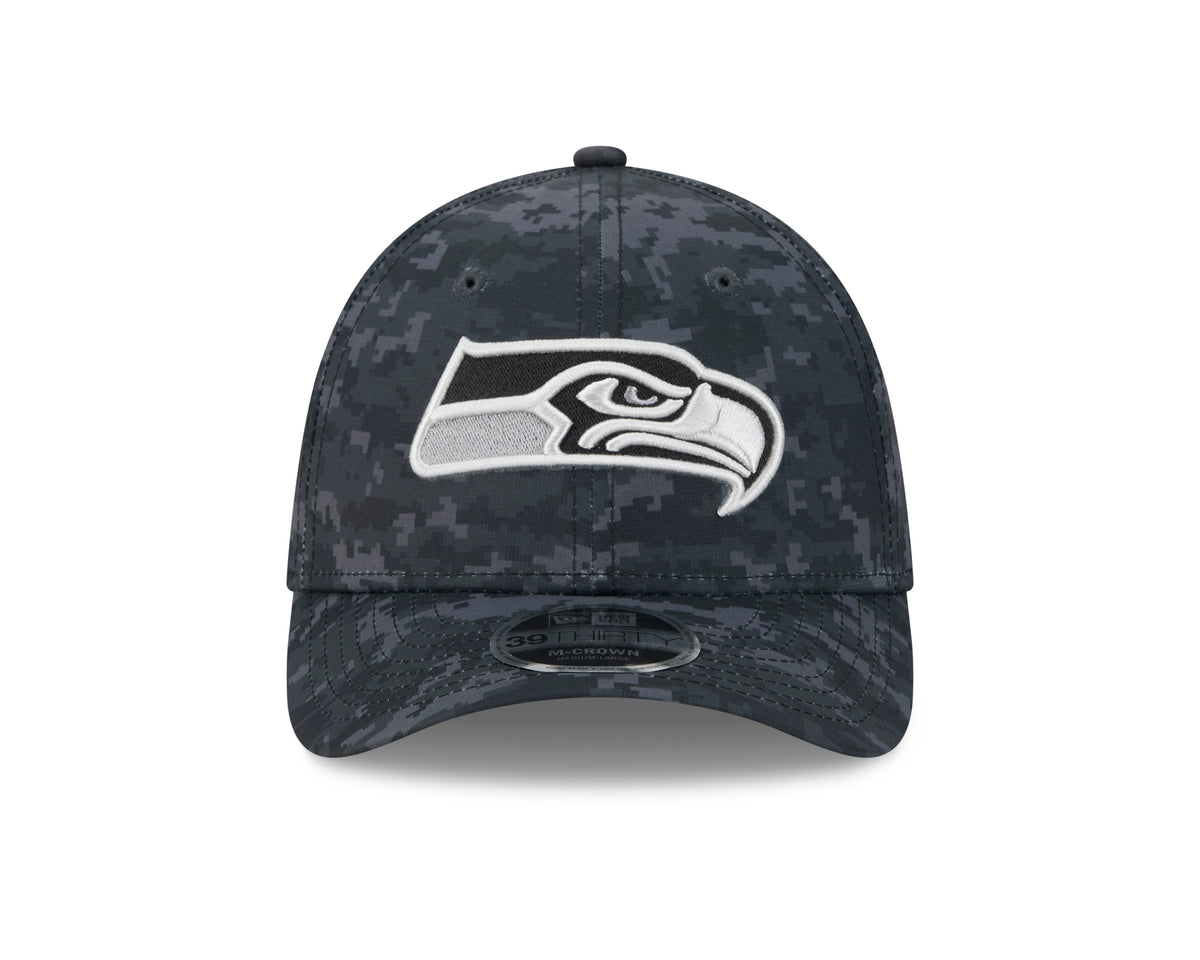 NFL Seattle Seahawks New Era 2026 Salute to Service 39THIRTY Flex Fit Hat- Black