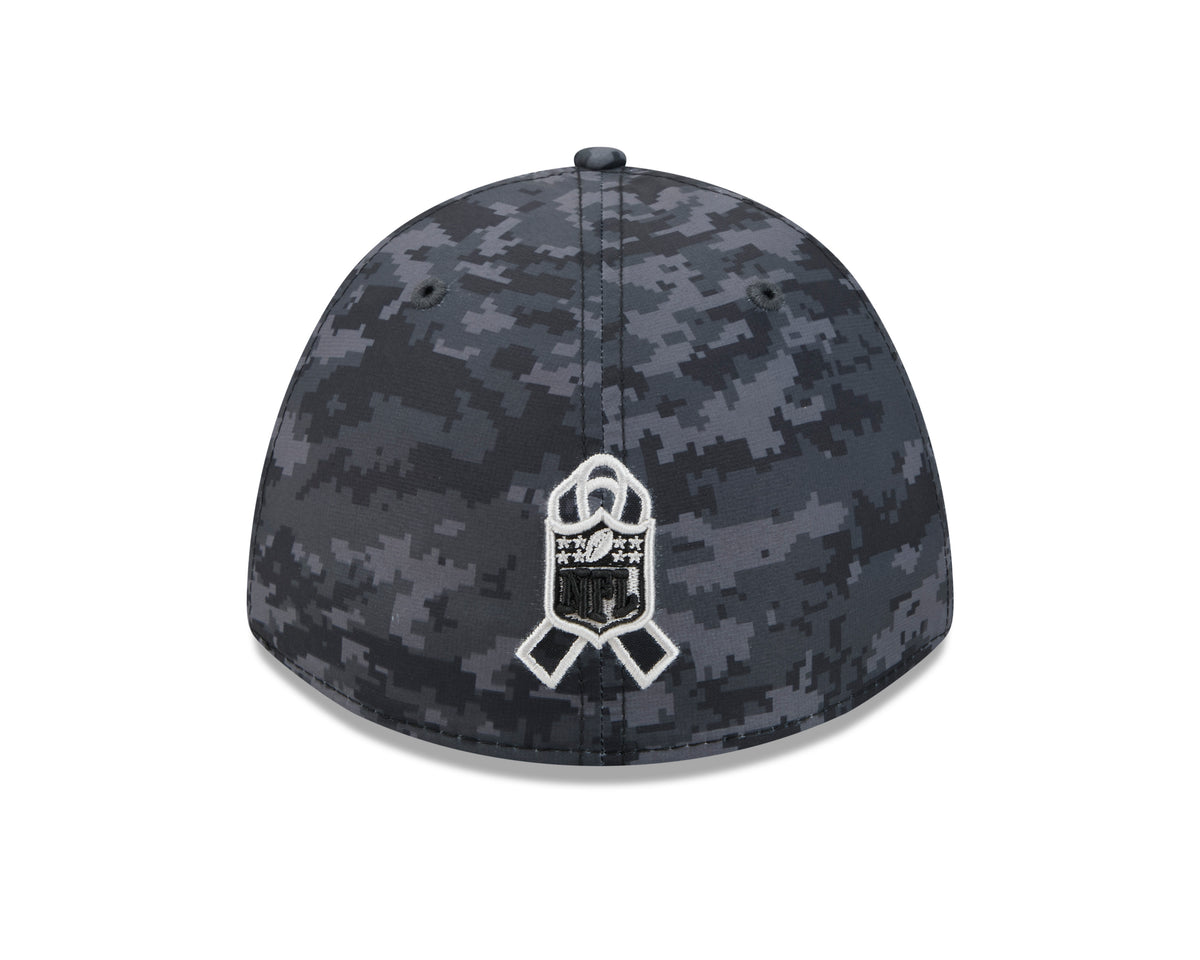 NFL Philadelphia Eagles New Era 2026 Salute to Service 39THIRTY Flex Fit Hat- Black
