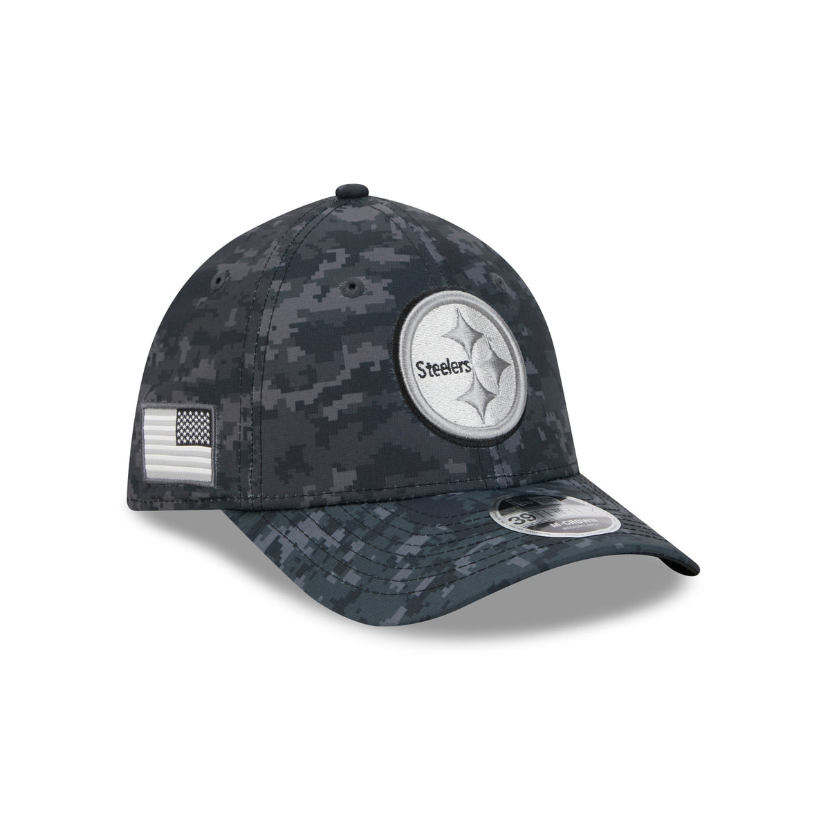 NFL Pittsburgh Steelers New Era 2026 Salute to Service 39THIRTY Flex Fit Hat- Black