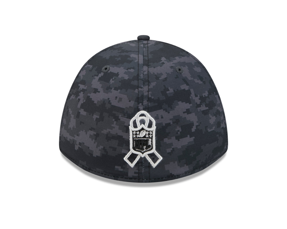 NFL New England Patriots New Era 2026 Salute to Service 39THIRTY Flex Fit Hat- Black