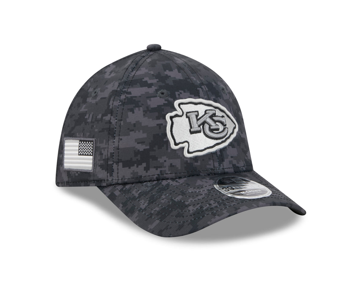 NFL Kansas City Chiefs New Era 2026 Salute to Service 39THIRTY Flex Fit Hat- Black