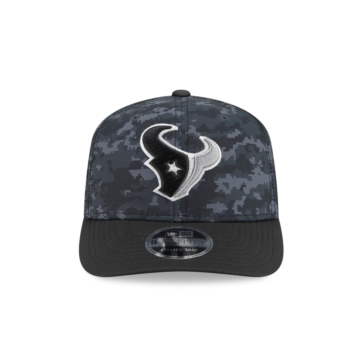 NFL Houston Texans New Era 2026 Salute to Service 9SEVENTY Stretch-Snap Hat- Black