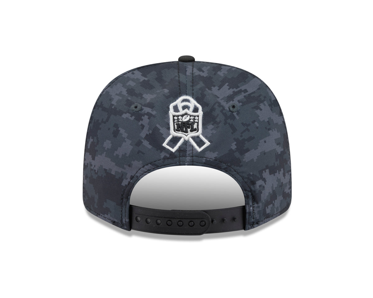 NFL Carolina Panthers New Era 2026 Salute to Service 9SEVENTY Stretch-Snap Hat- Black