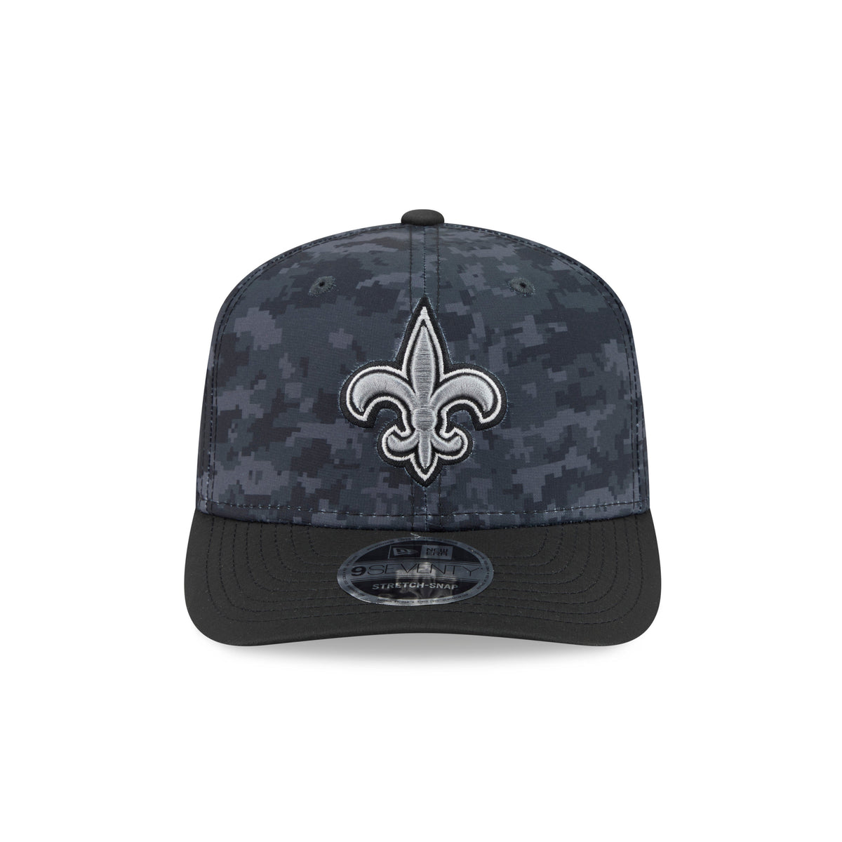 NFL New Orleans Saints New Era 2026 Salute to Service 9SEVENTY Stretch-Snap Hat- Black